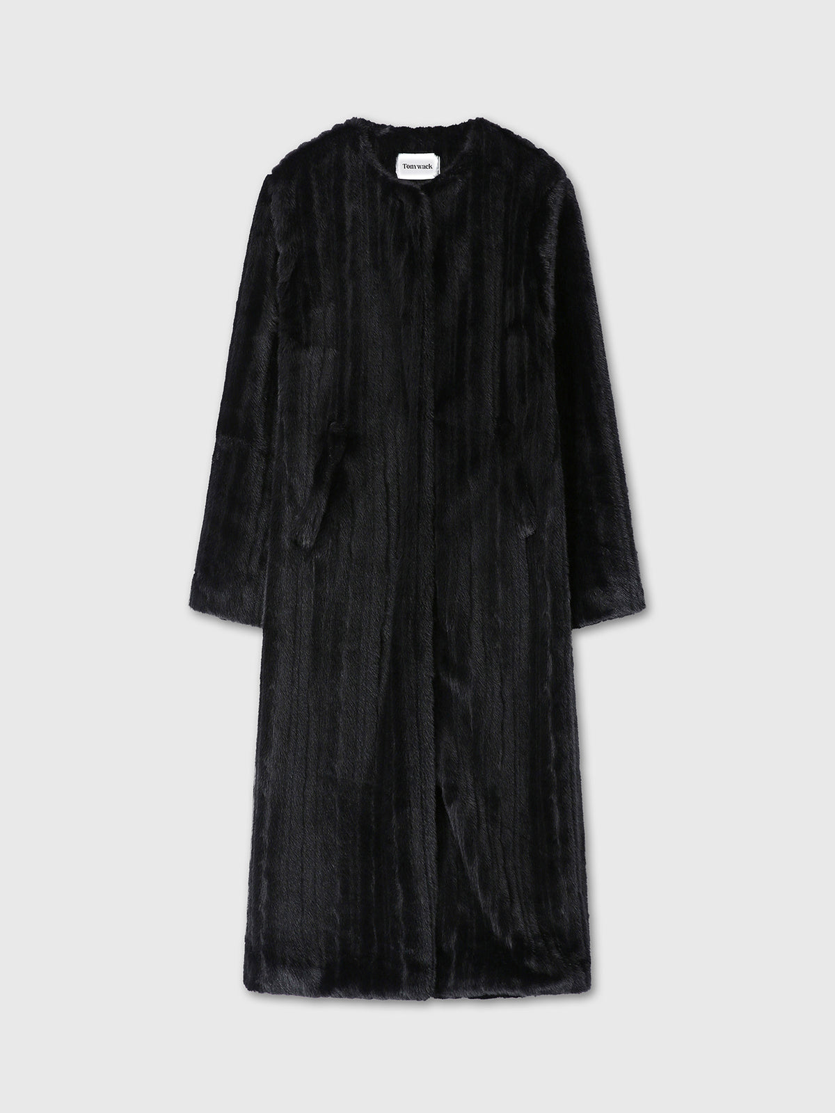 Tonywack - Faux Fur Long Coat (Black) product image 9 | TRAB K-Fashion Australia