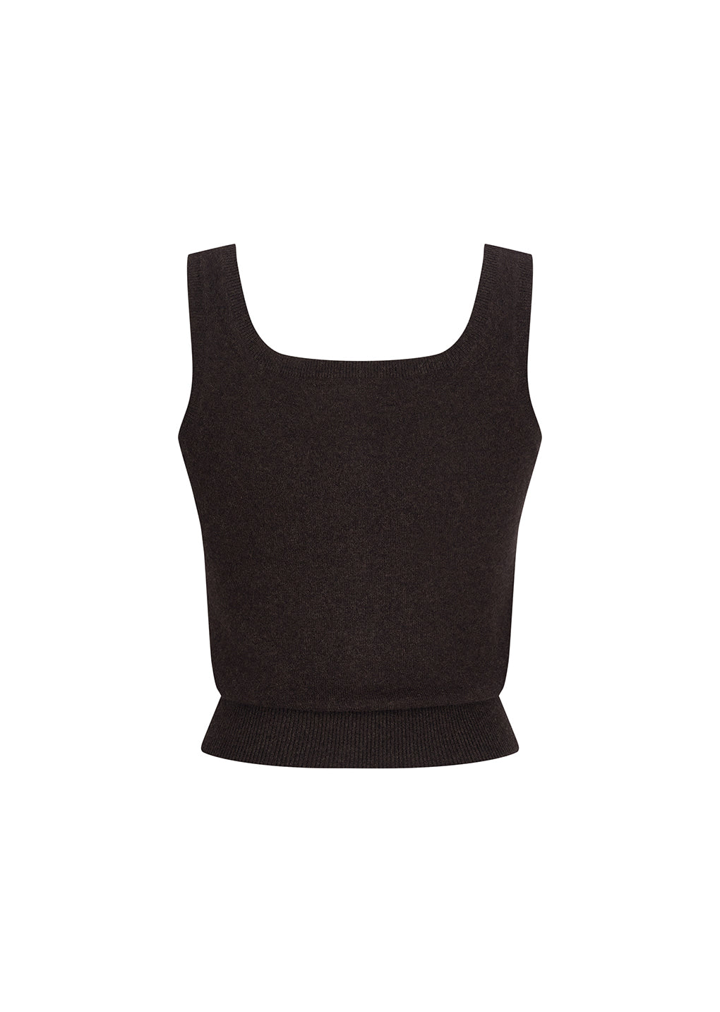Amomento - Cashmere Button Up U-neck Vest (Brown) product image 7 | TRAB K-Fashion Australia