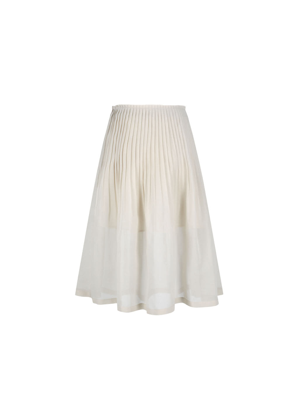 Amomento - Pleated Midi Skirt (Beige) product image 3 | TRAB K-Fashion Australia