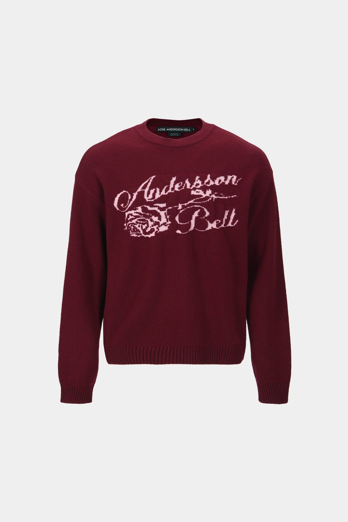 Andersson Bell - Unisex Cashmere Rose Crew-Neck Sweater (Lilac) product image 10 | TRAB K-Fashion Australia