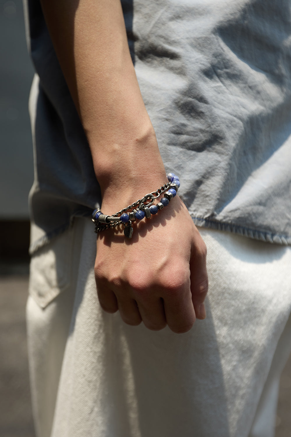 Hatchingroom - Gem Stone 2Way Necklace Sodalite (OC) product image 8 | TRAB K-Fashion Australia