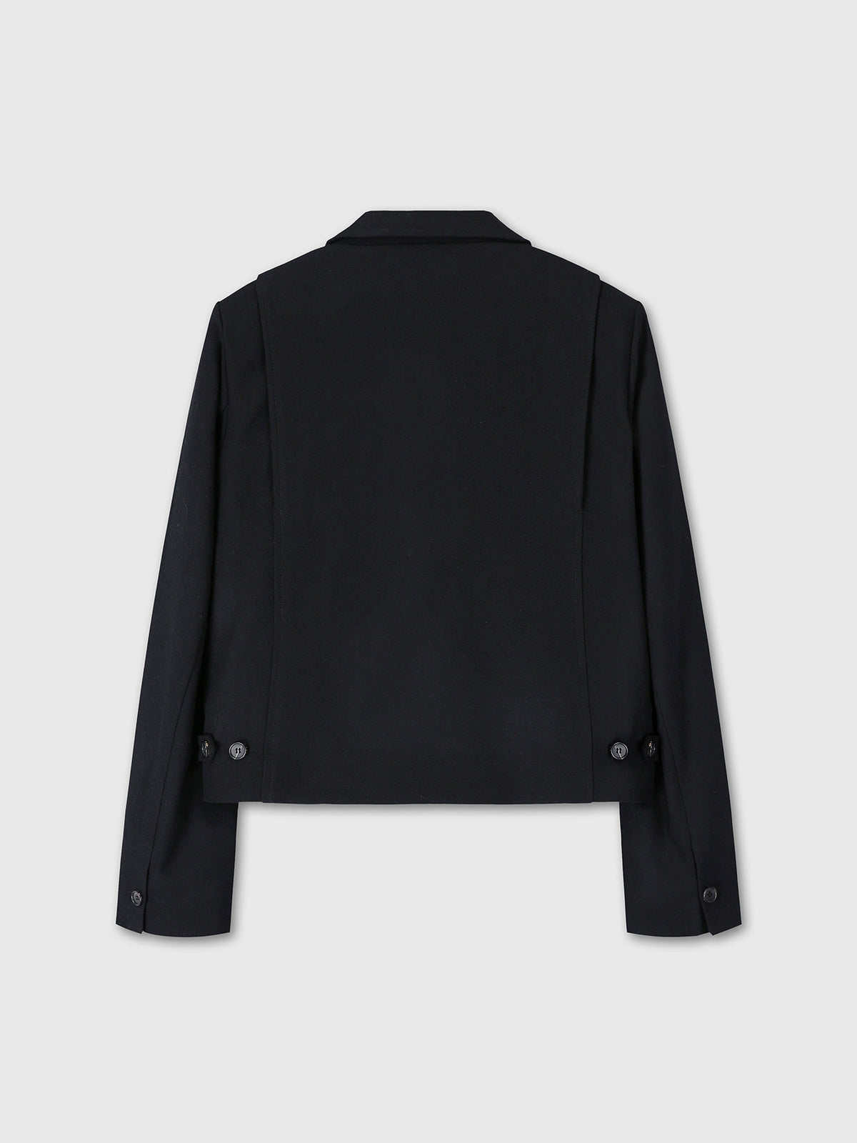 Tonywack - Wool Cropped Blazer Jacket (Black) product image 10 | TRAB K-Fashion Australia