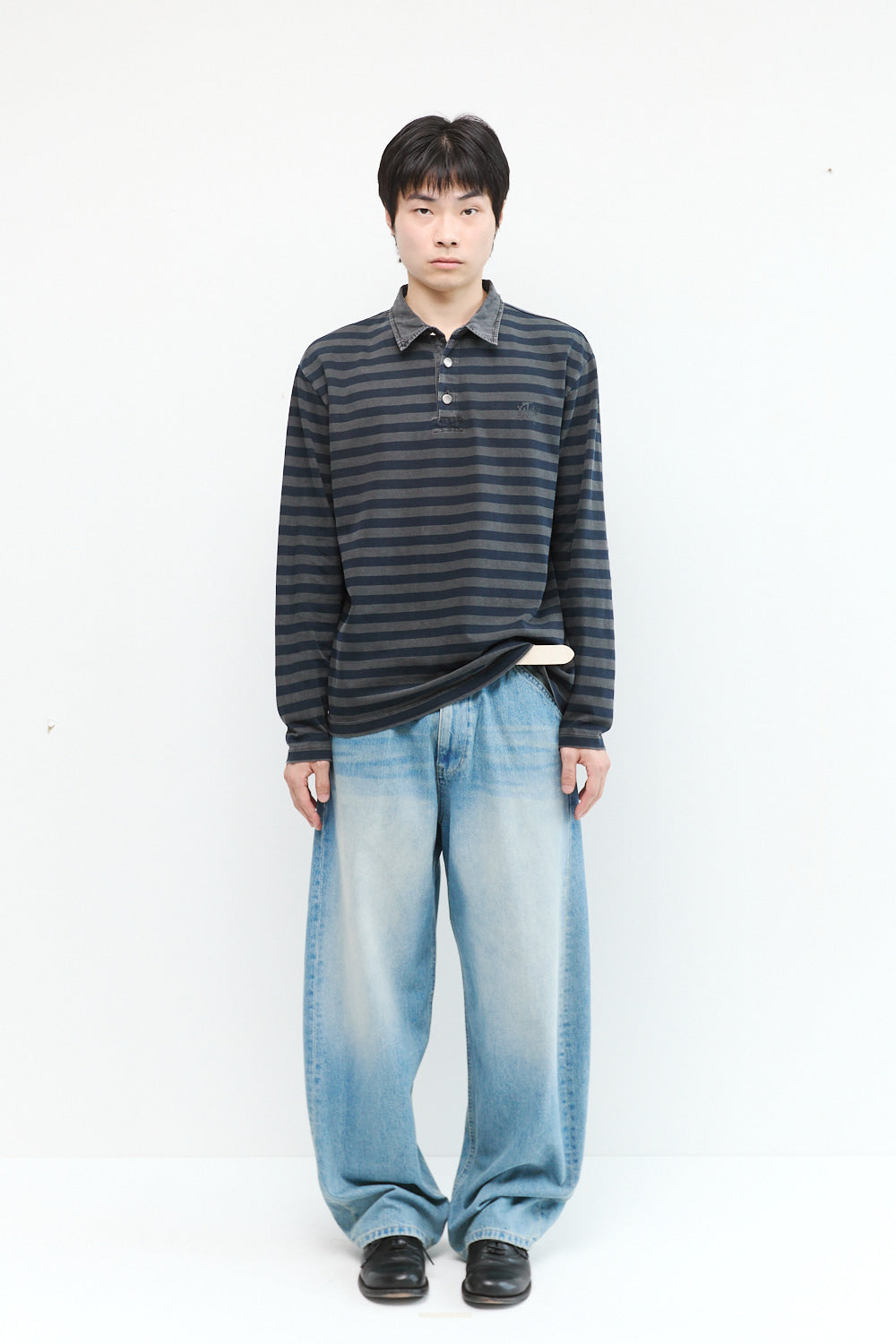 Hatchingroom - Curve Jeans Bleached (Blue) product image 4 | TRAB K-Fashion Australia