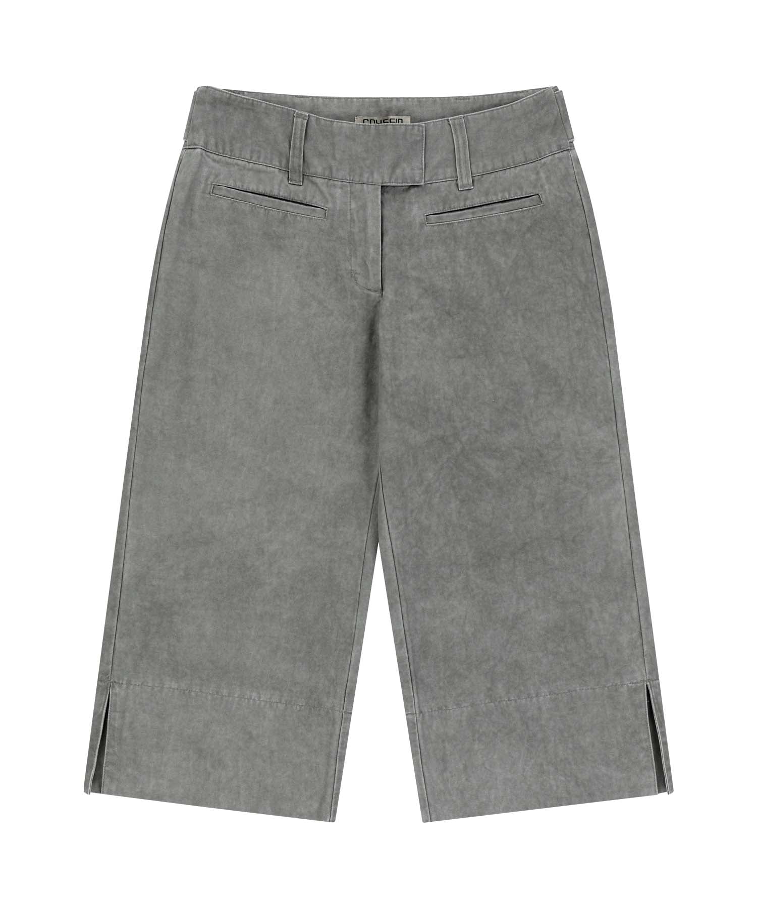 Coyseio - Double Capri Pants (Light Grey) product image 1 | TRAB K-Fashion Australia