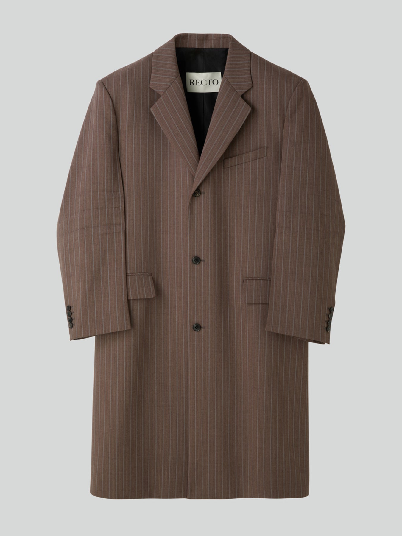 Recto - Sleeve Crease Stripe Single Coat (Sepia) product image 6 | TRAB K-Fashion Australia