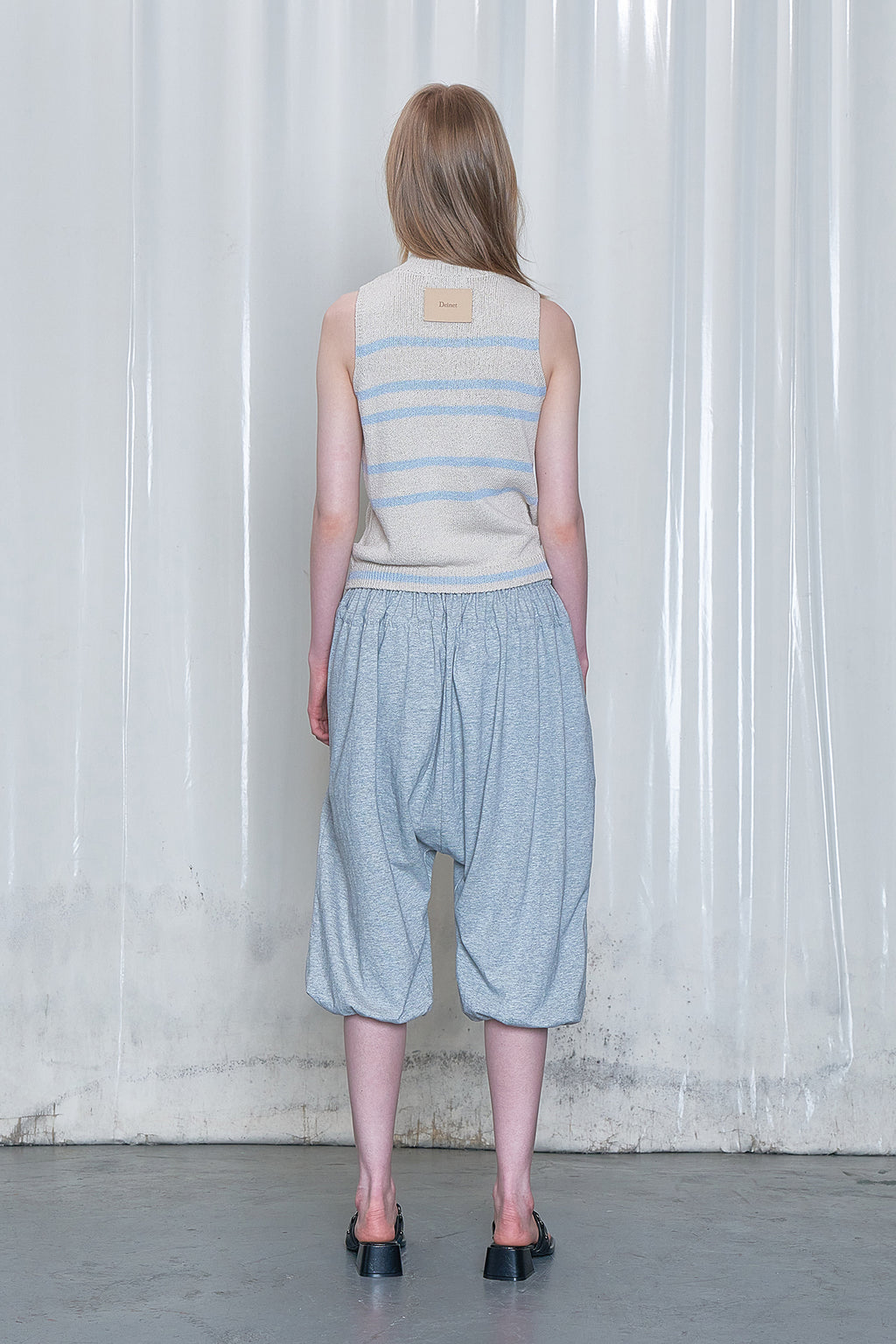 Deinet - Balloon Sweat Pants (Melange Grey) product image 3 | TRAB K-Fashion Australia