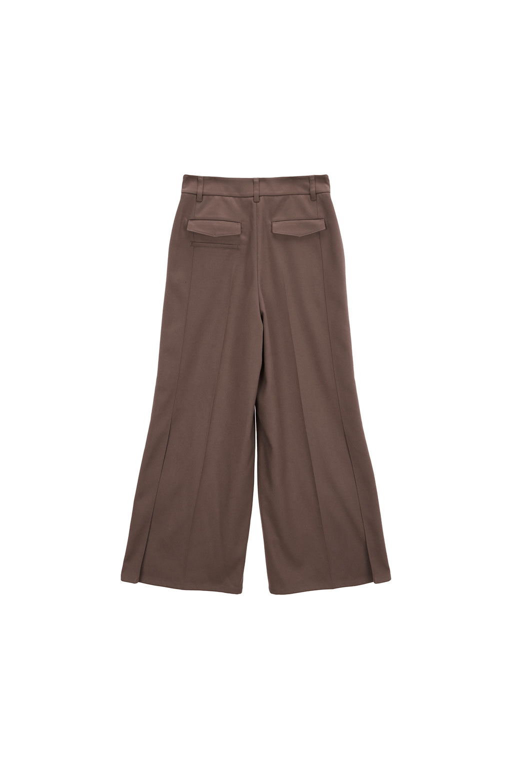 Matin Kim - Side Pleats Trouser (Brown) product image 2 | TRAB K-Fashion Australia