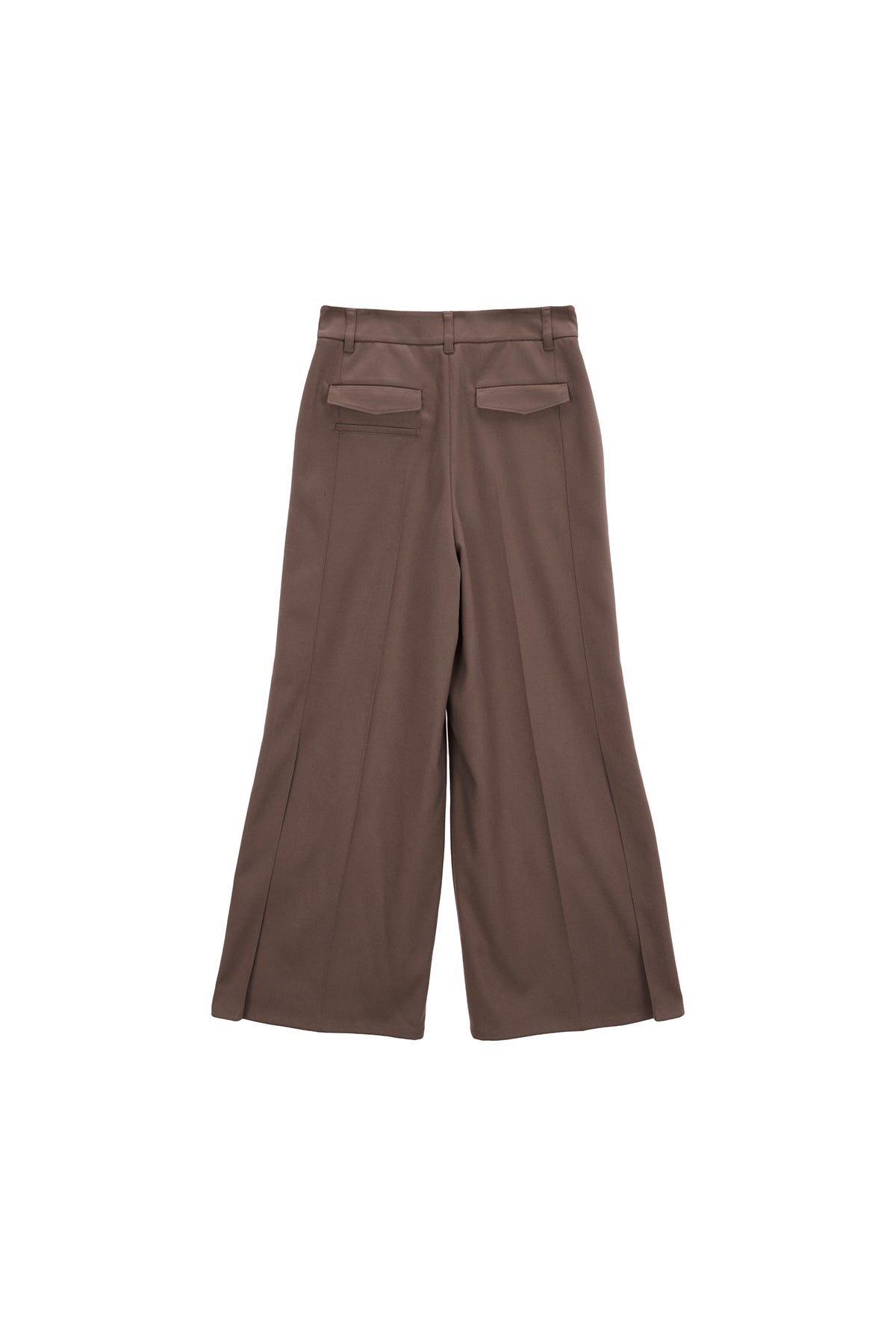 Matin Kim - Side Pleats Trouser (Brown) product image 2 | TRAB K-Fashion Australia