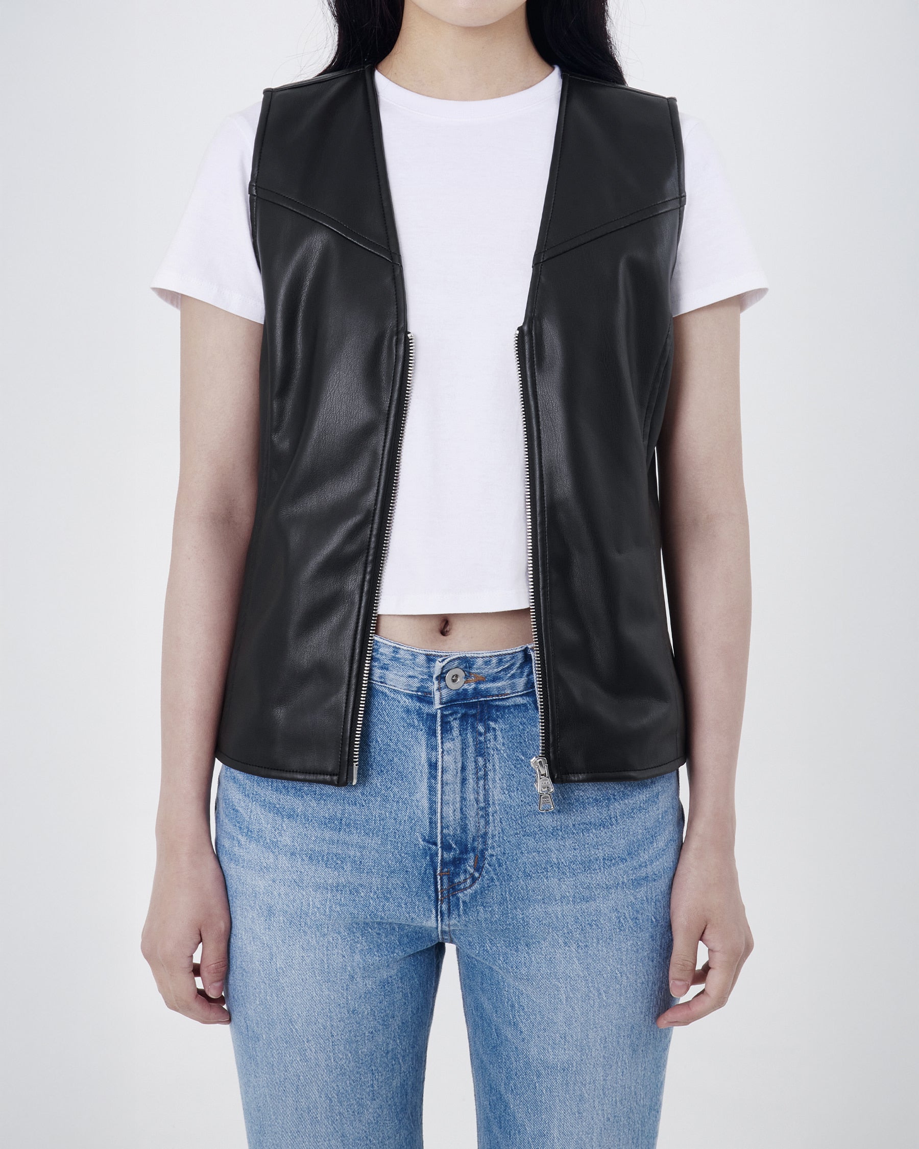 Brownyard - Eco Leather Western Vest (Black) product image 4 | TRAB K-Fashion Australia