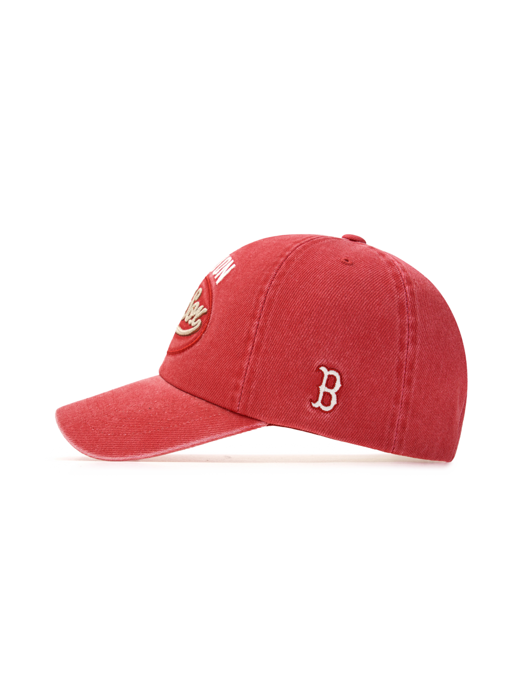 MLB Korea - MLB Varsity Vintage Cultive Stitching Unstructured Ball Cap Boston Red Sox (Red) product image 3 | TRAB K-Fashion Australia