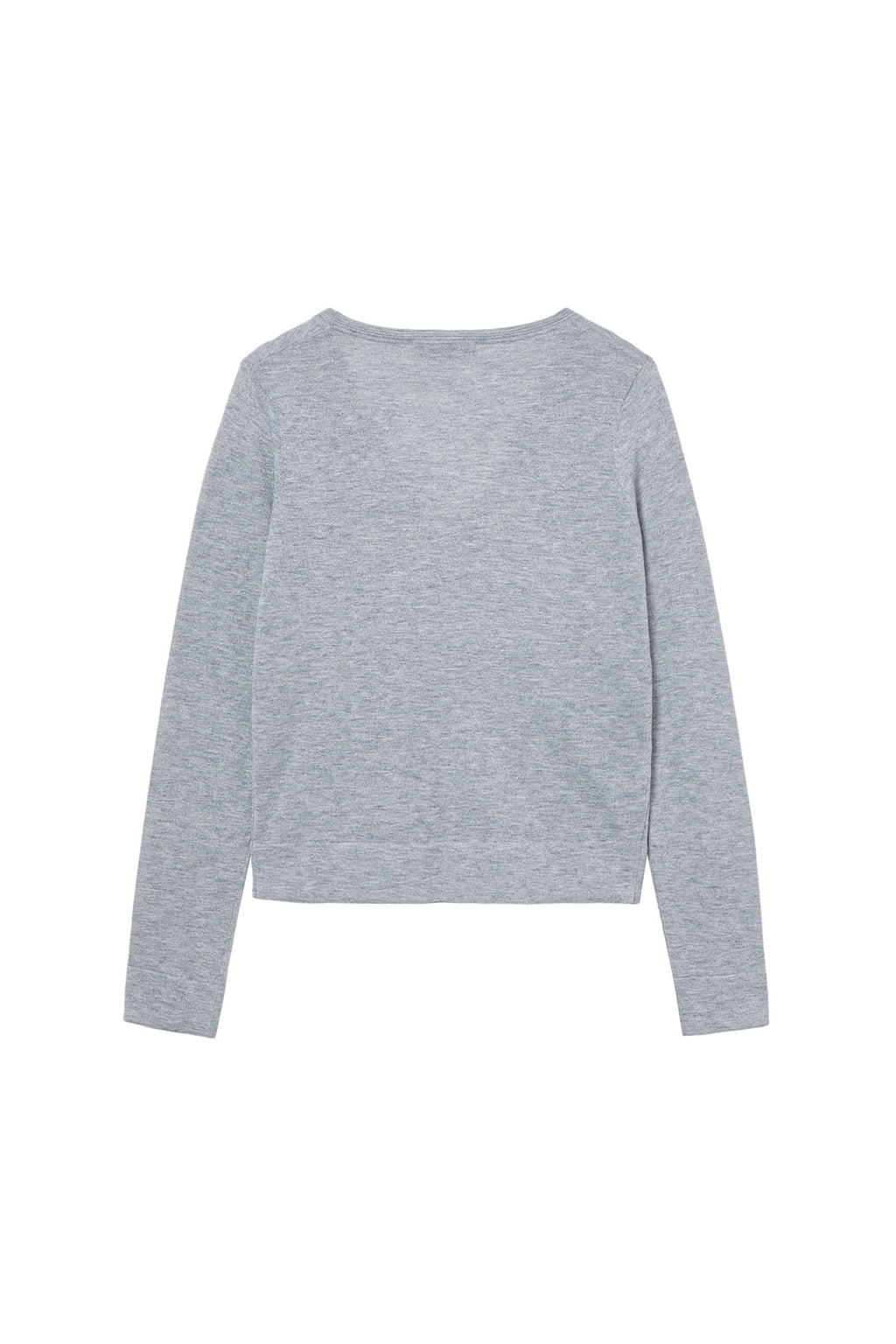 Deinet - V-Neck Metal Knit (Silver) product image 2 | TRAB K-Fashion Australia