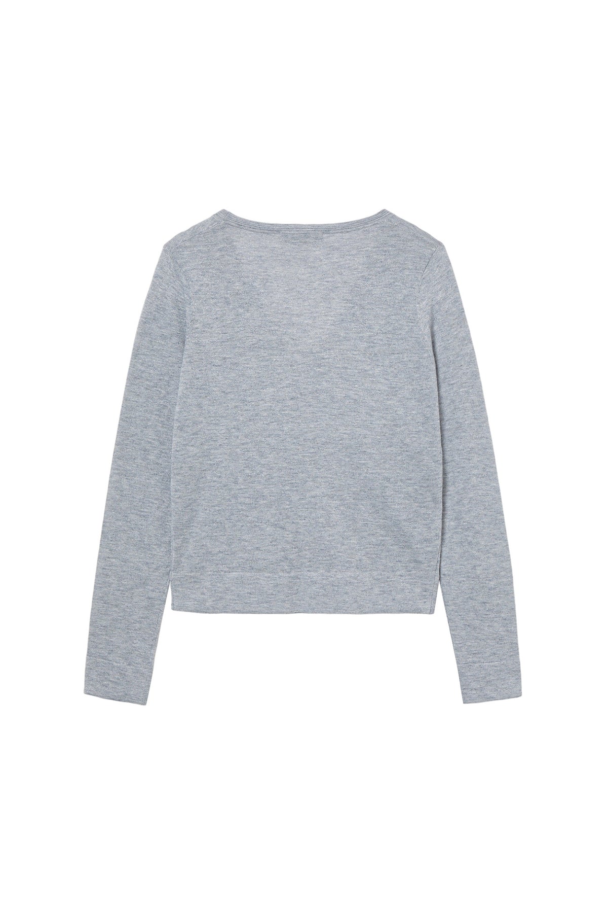 Deinet - V-Neck Metal Knit (Silver) product image 2 | TRAB K-Fashion Australia