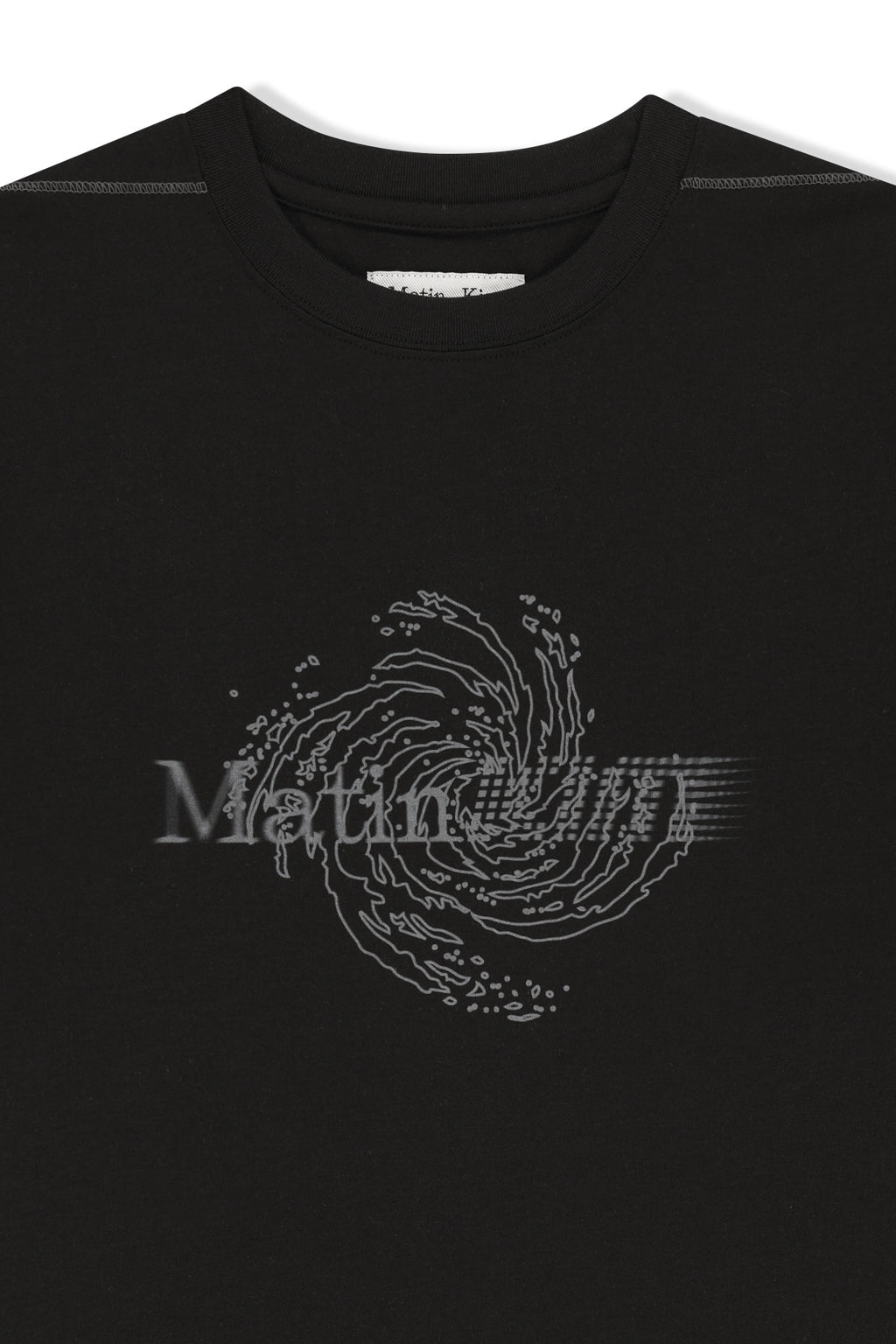 Matin Kim - Matin Pace Vortex Graffiti Top (Black) product image 3 | TRAB K-Fashion Australia