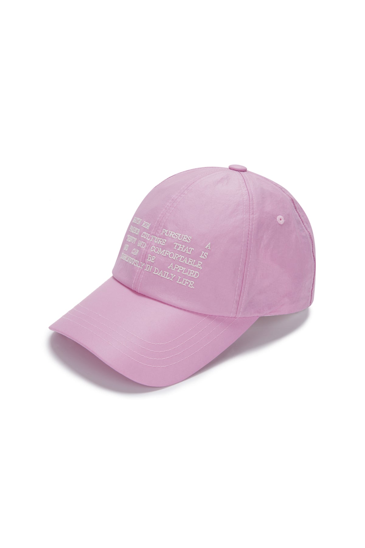 Matin Kim - Crisp Heritage Ball Cap (Pink) product image 5 | TRAB K-Fashion Australia