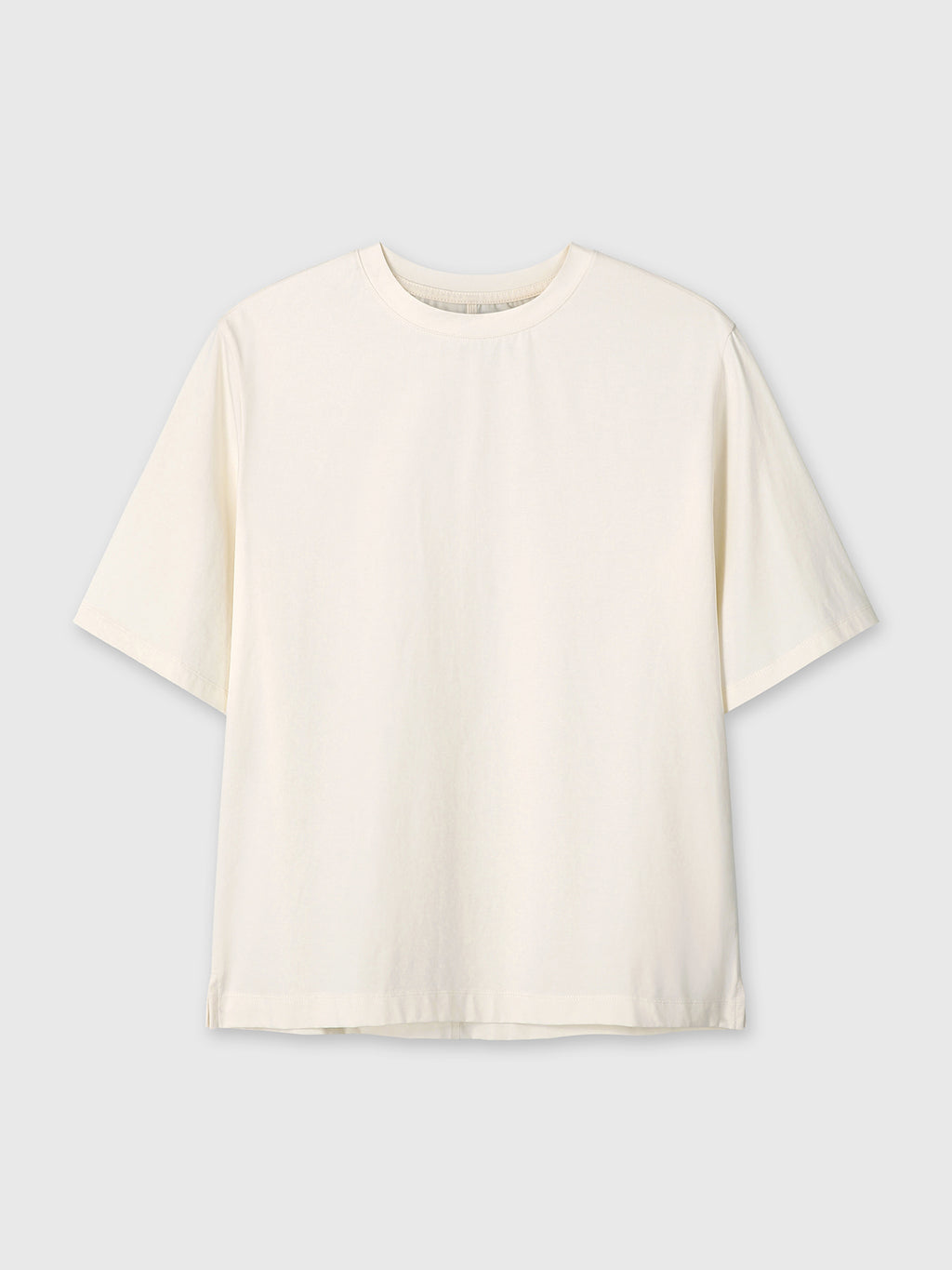 Tonywack - High-Density Relaxed Cotton T-Shirt (Pale Yellow) product image 6 | TRAB K-Fashion Australia