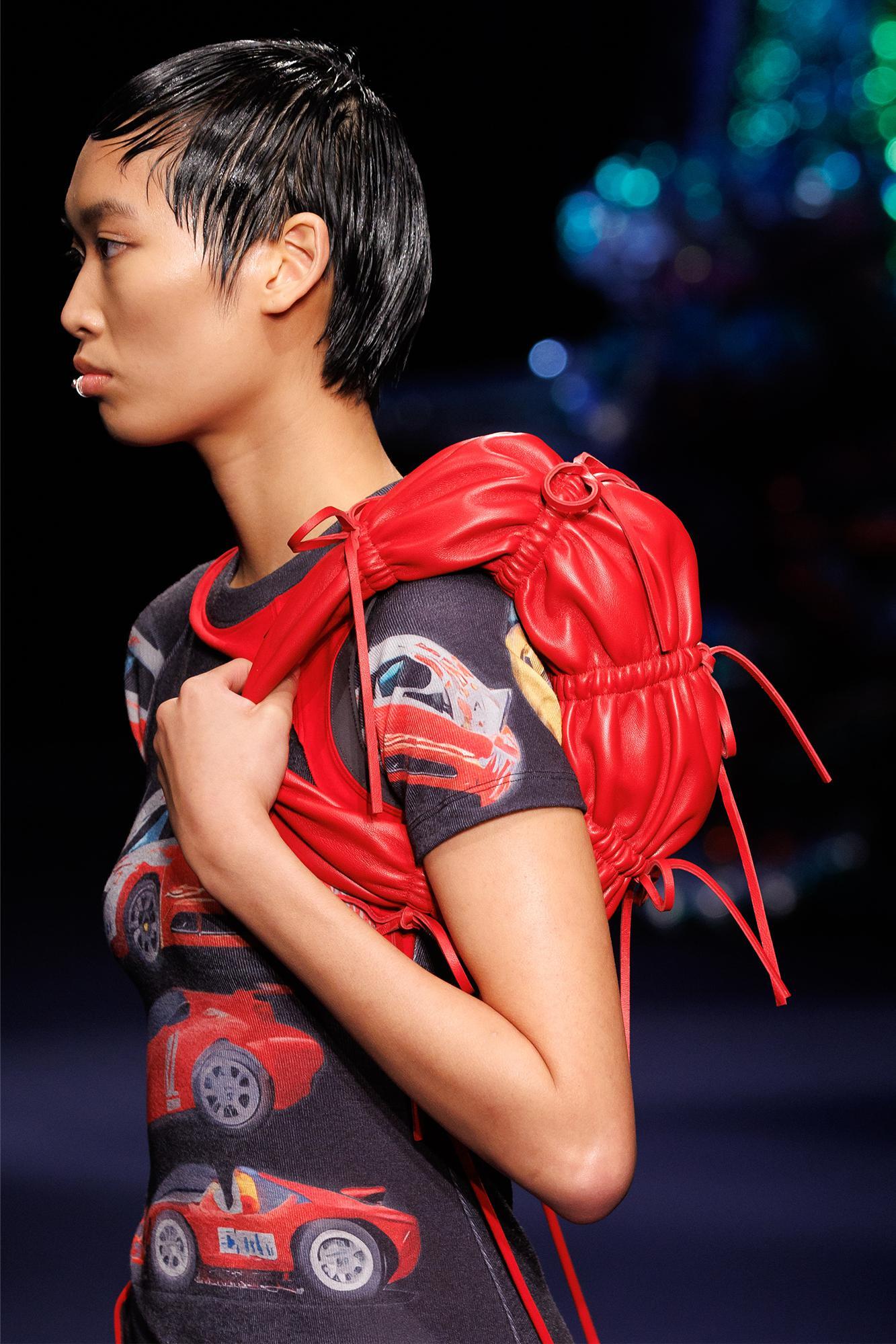 Andersson Bell - Small Dumpling Leather Bag (Red) product image 3 | TRAB K-Fashion Australia