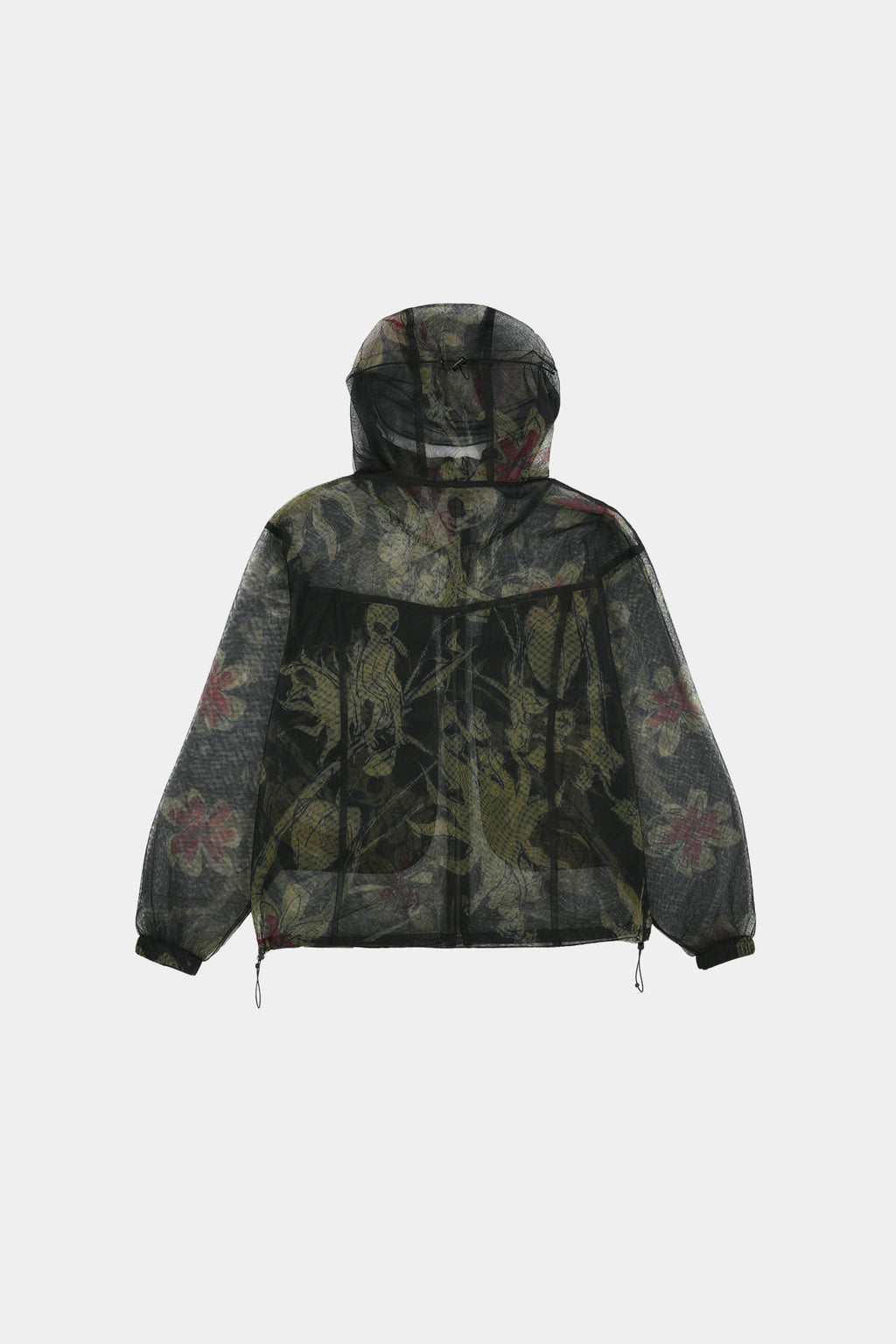 Andersson Bell - Flower Sheer Hoodie Jacket (Black) product image 9 | TRAB K-Fashion Australia