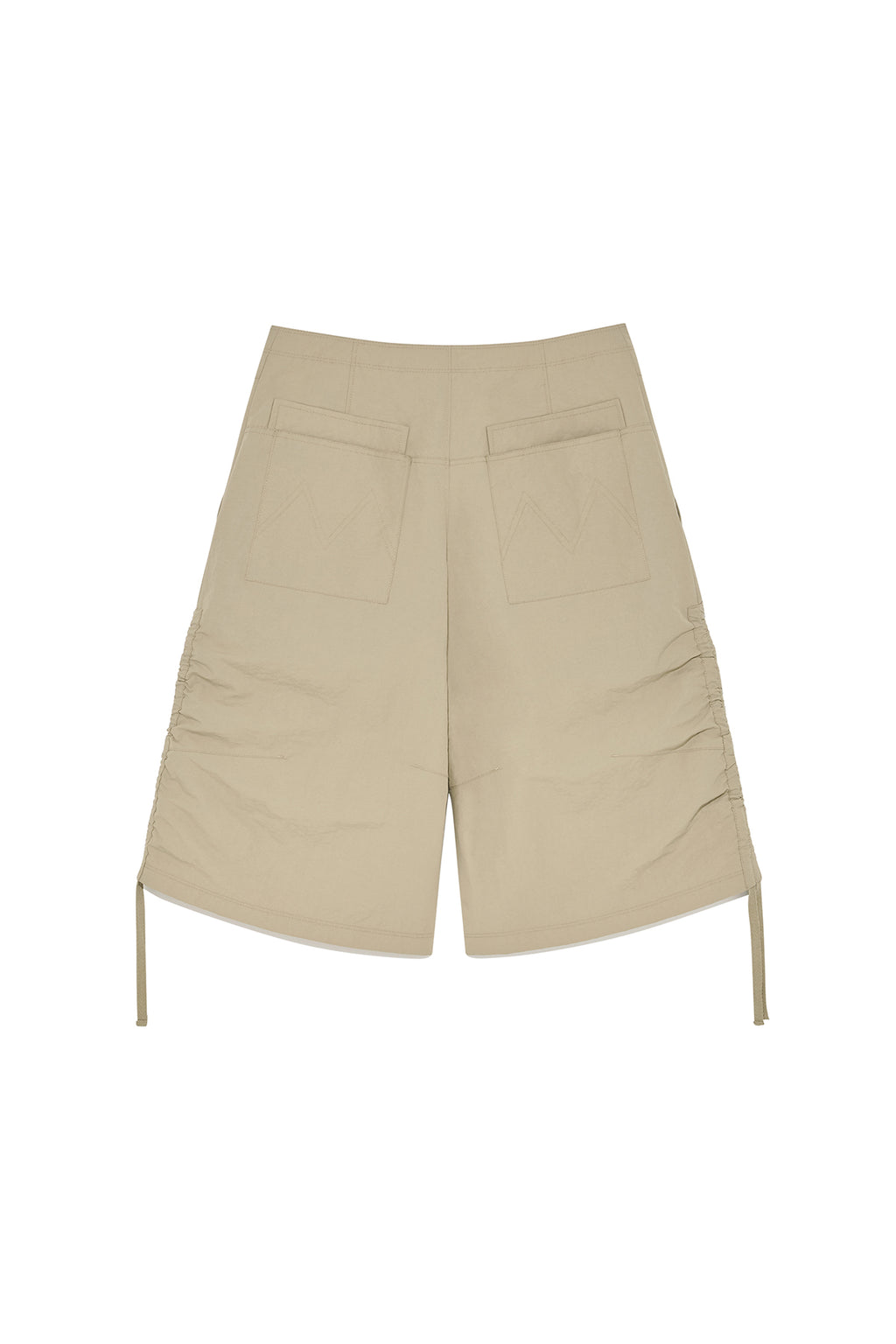 Matin Kim - Nylon String Half Pants (Beige) product image 2 | TRAB K-Fashion Australia