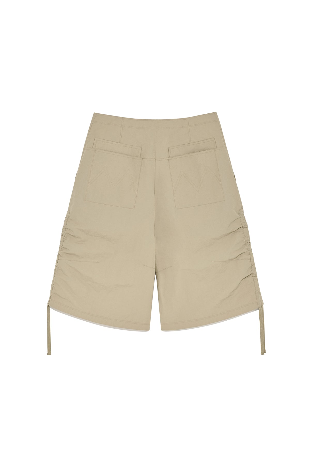 Matin Kim - Nylon String Half Pants (Beige) product image 2 | TRAB K-Fashion Australia