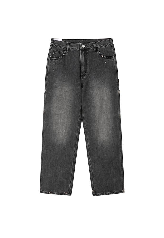 Art if acts - Washed Denim Carpenter Pants (Used Black) product image 5 | TRAB K-Fashion Australia