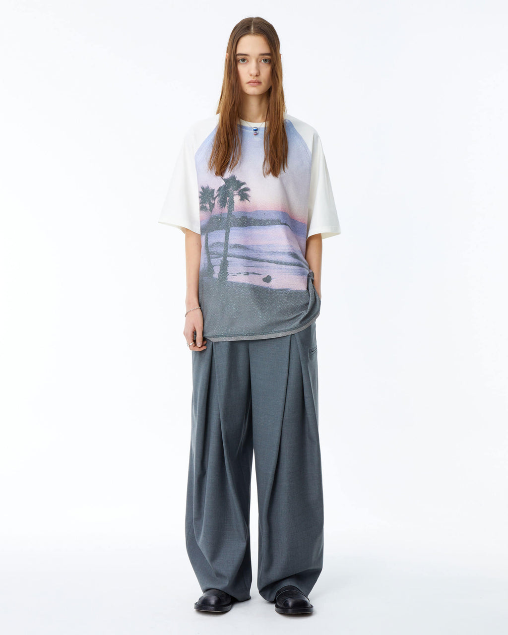 Ader Error - Furi t-shirt (Purple) product image 1 | TRAB K-Fashion Australia