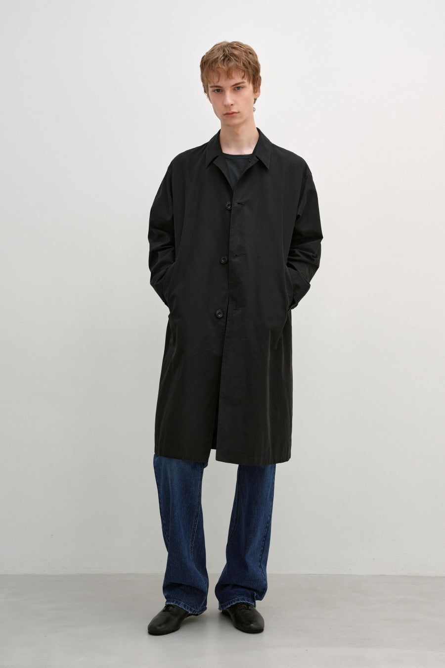 Insilence - Single Trench Coat (Black) product image 6 | TRAB K-Fashion Australia