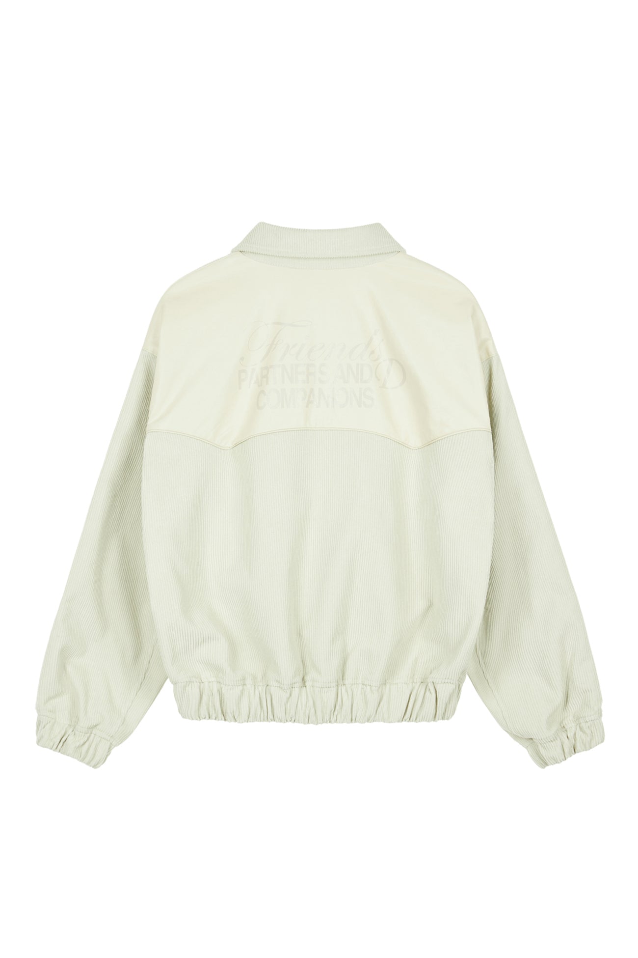 Deinet - D & Friends Corduroy Varsity Jacket (Ivory) product image 8 | TRAB K-Fashion Australia