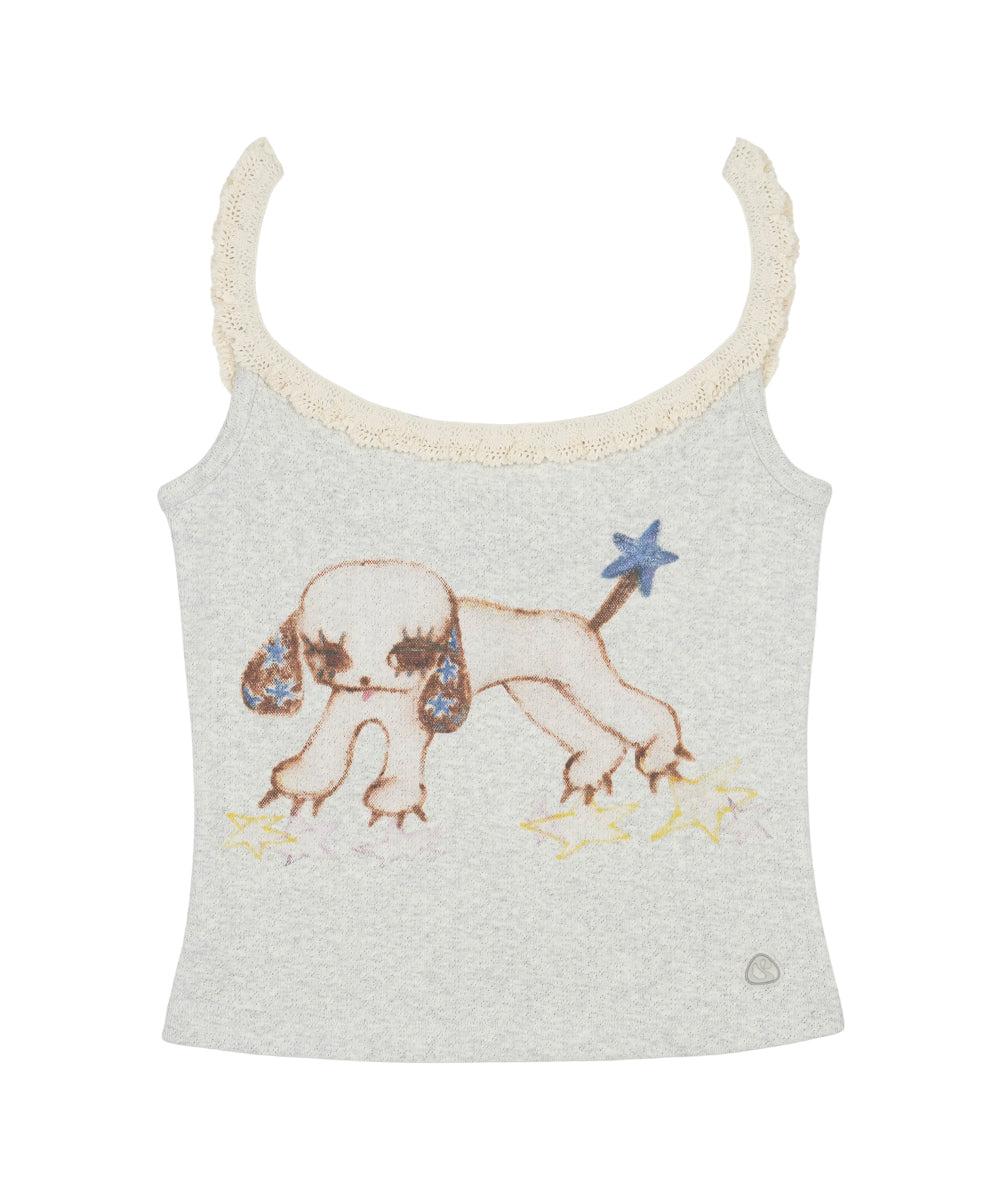 Coyseio - Vintage Puppy Lace Sleeveless Light Melange product image 13 | TRAB K-Fashion Australia