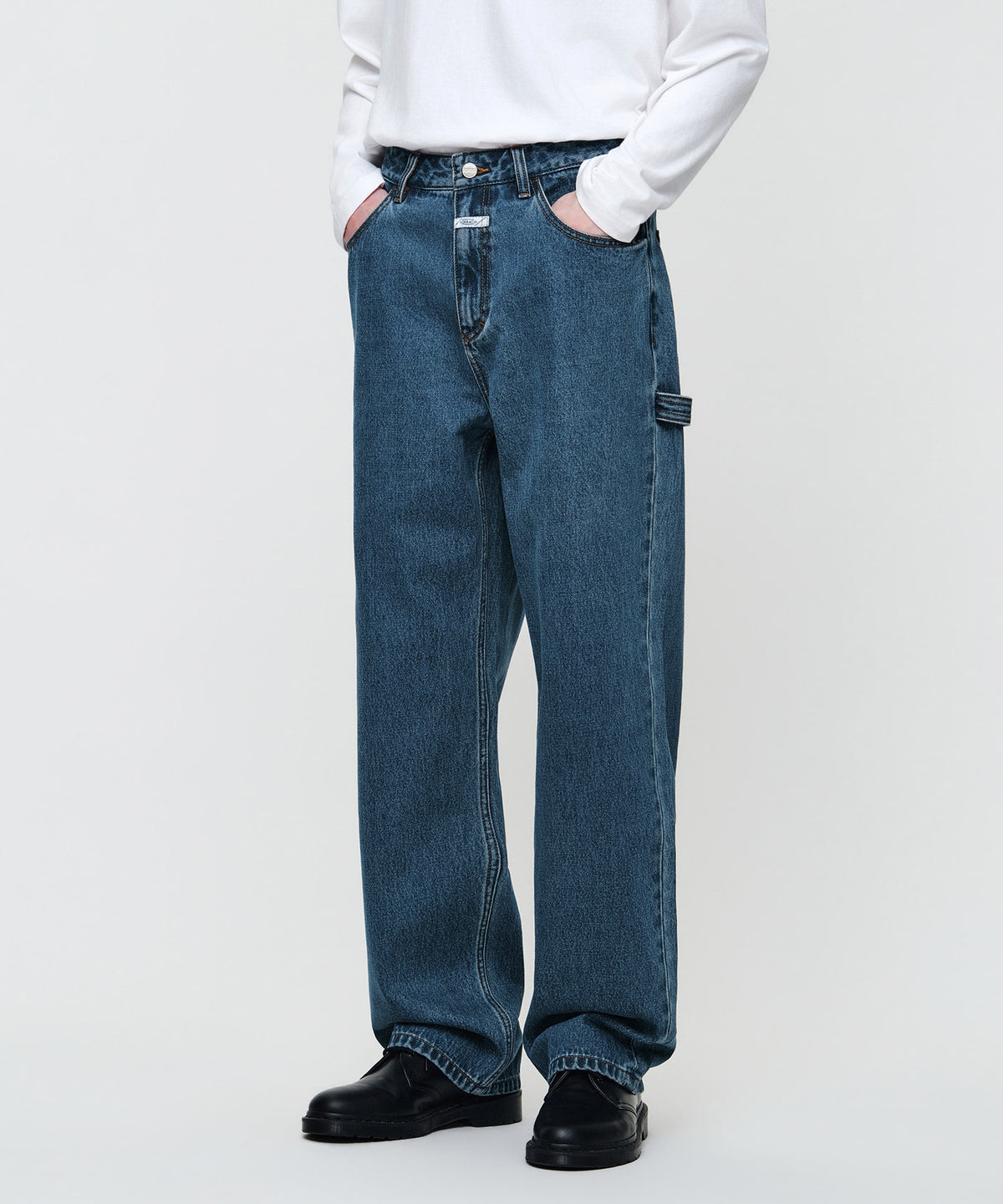 Marithe & Francois Girbaud - Loose Baggy Denim Pants (Blue) product image 1 | TRAB K-Fashion Australia