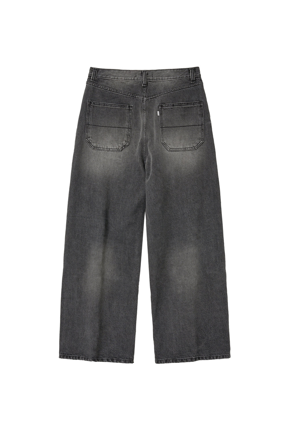 Hatchingroom - Flare Button Jeans Washed (Black) product image 2 | TRAB K-Fashion Australia
