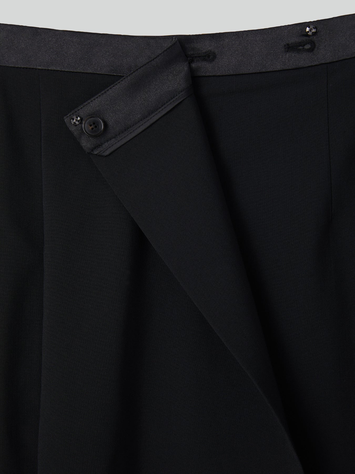 Recto - Pleated Wrap Skirt (Black) product image 14 | TRAB K-Fashion Australia