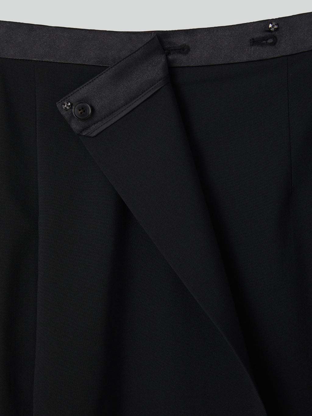 Recto - Pleated Wrap Skirt (Black) product image 14 | TRAB K-Fashion Australia