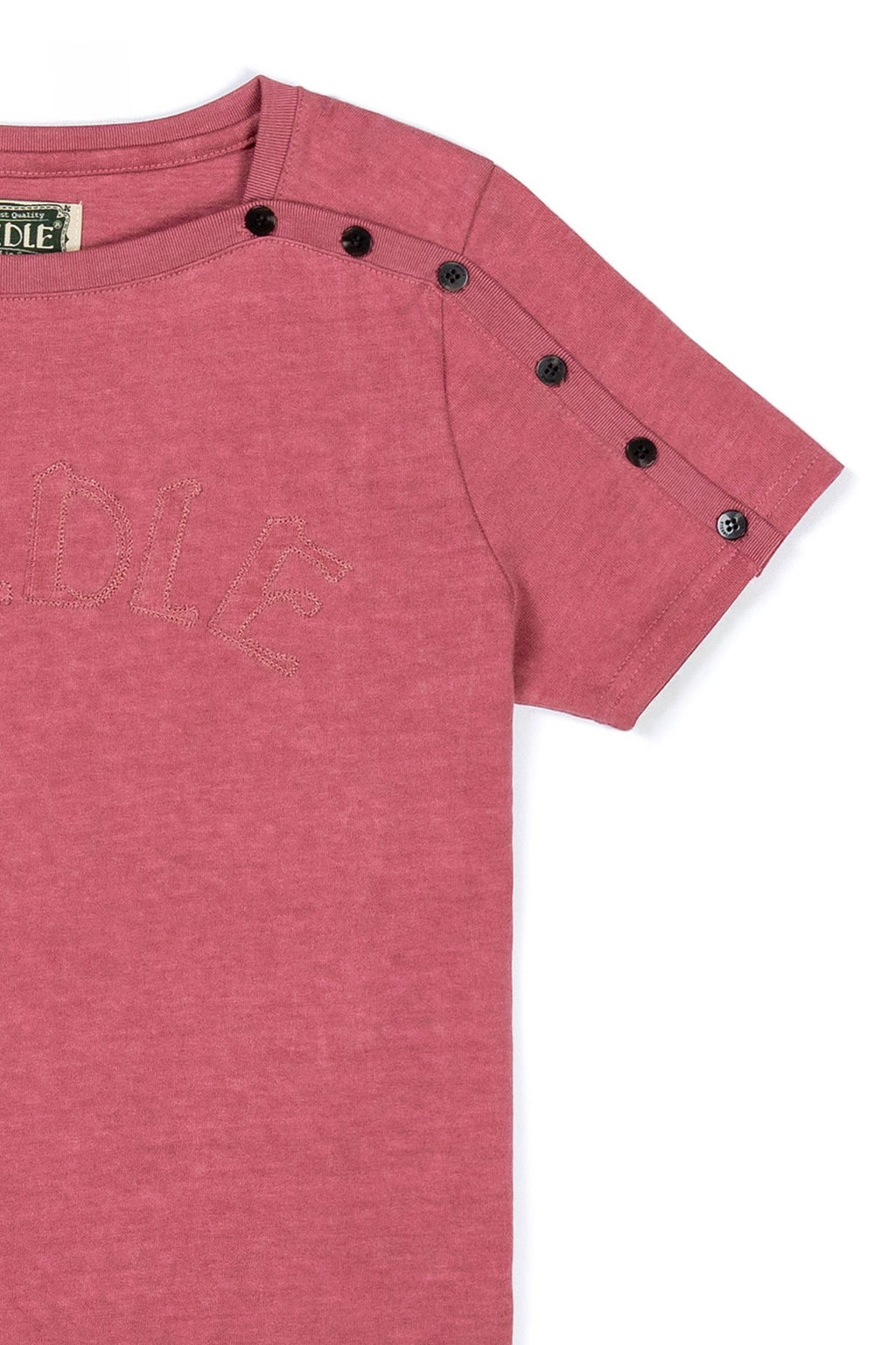 Ioedle - Closure Logo Boat Neck T-Shirt (Red) product image 6 | TRAB K-Fashion Australia