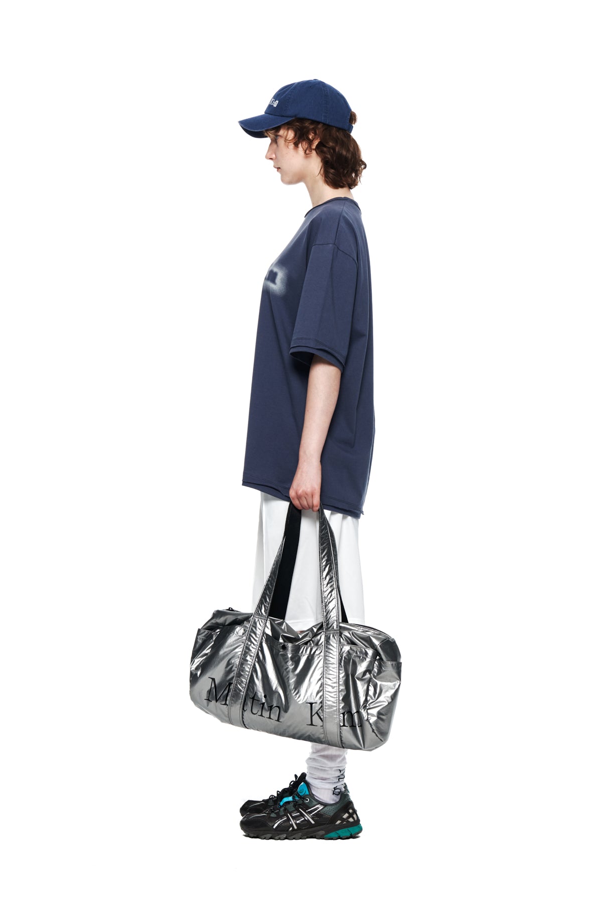 Matin Kim - Matin Shade Logo Top (Smoke Blue) product image 6 | TRAB K-Fashion Australia