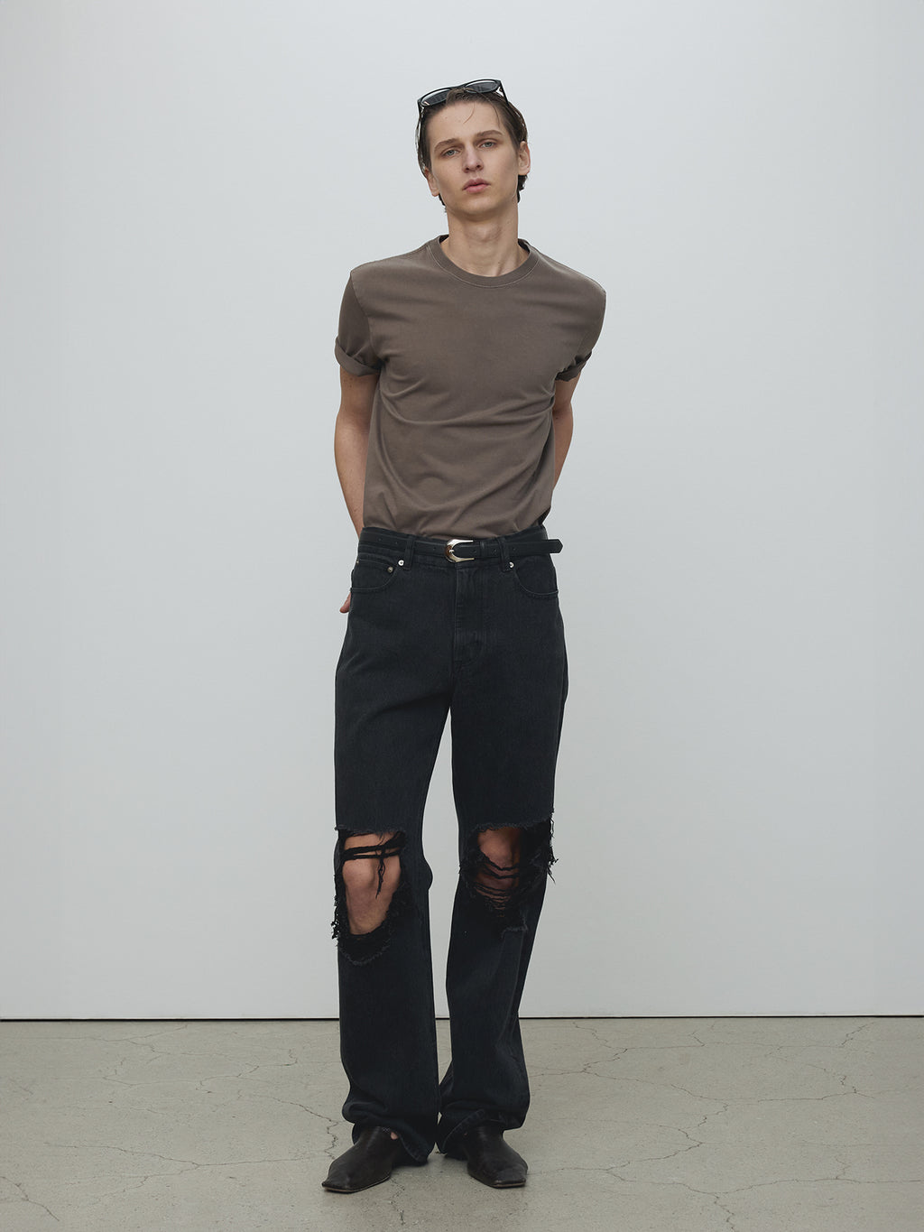 Tonywack - Signature Garment Dyed T-Shirt (Cedar Brown) product image 6 | TRAB K-Fashion Australia