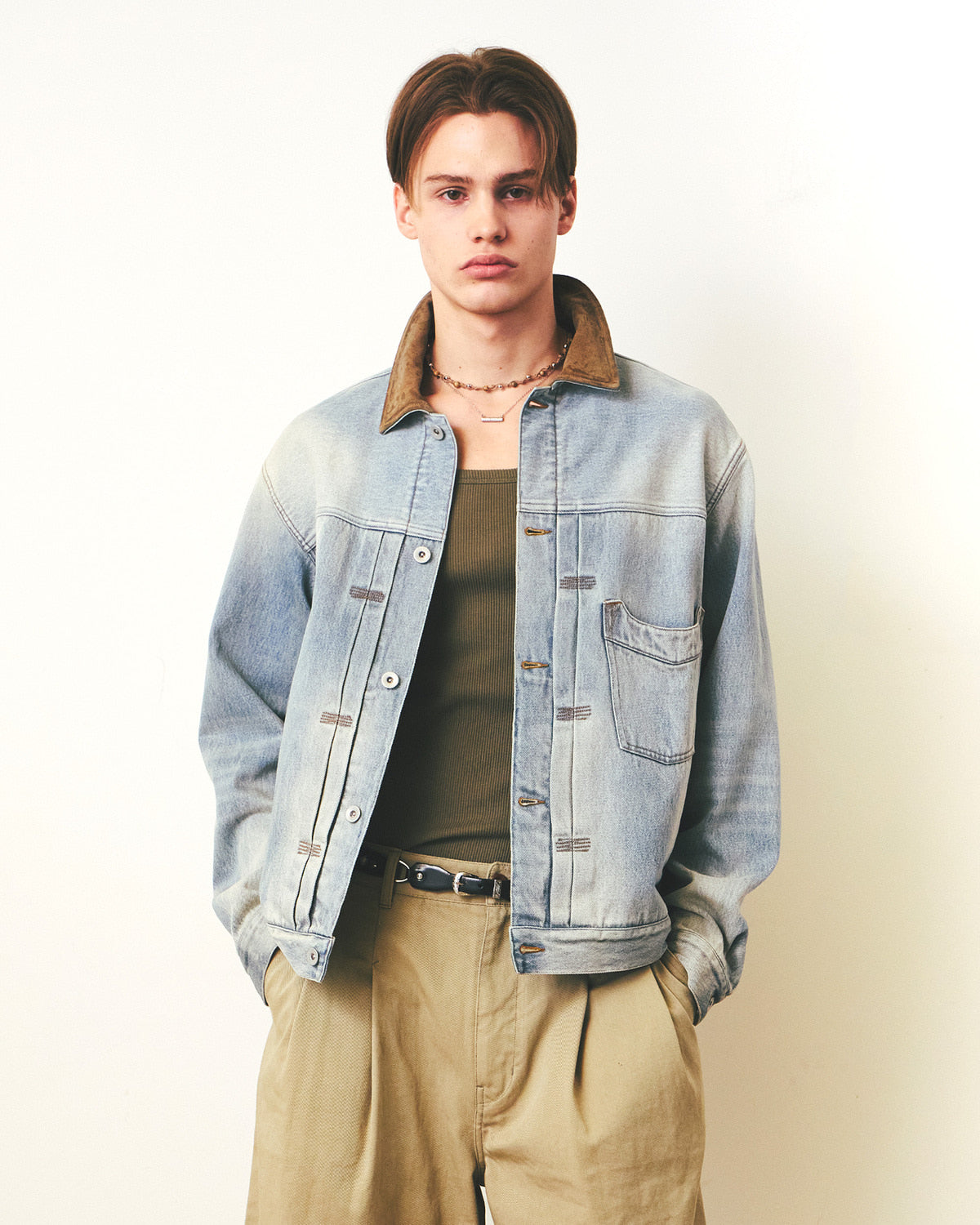 Eastlogue - Country Trucker Jacket (Light Indigo) product image 3 | TRAB K-Fashion Australia