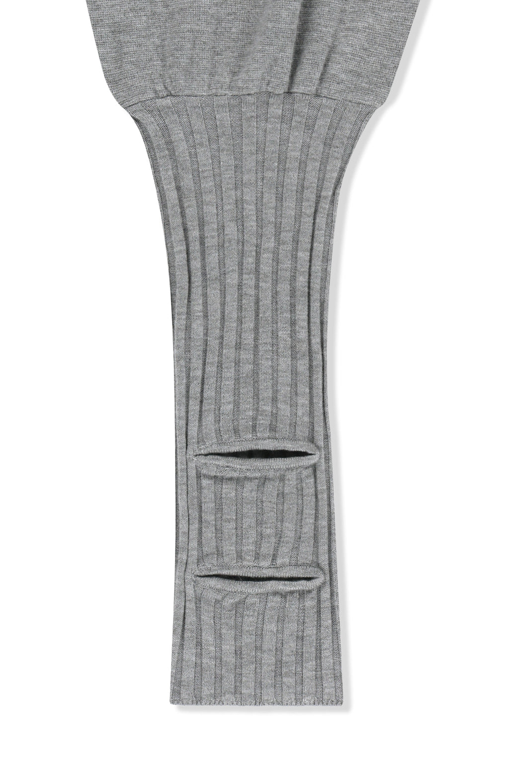 Matin Kim - Leg Warmer Knit Jogger Pants (Grey) product image 5 | TRAB K-Fashion Australia