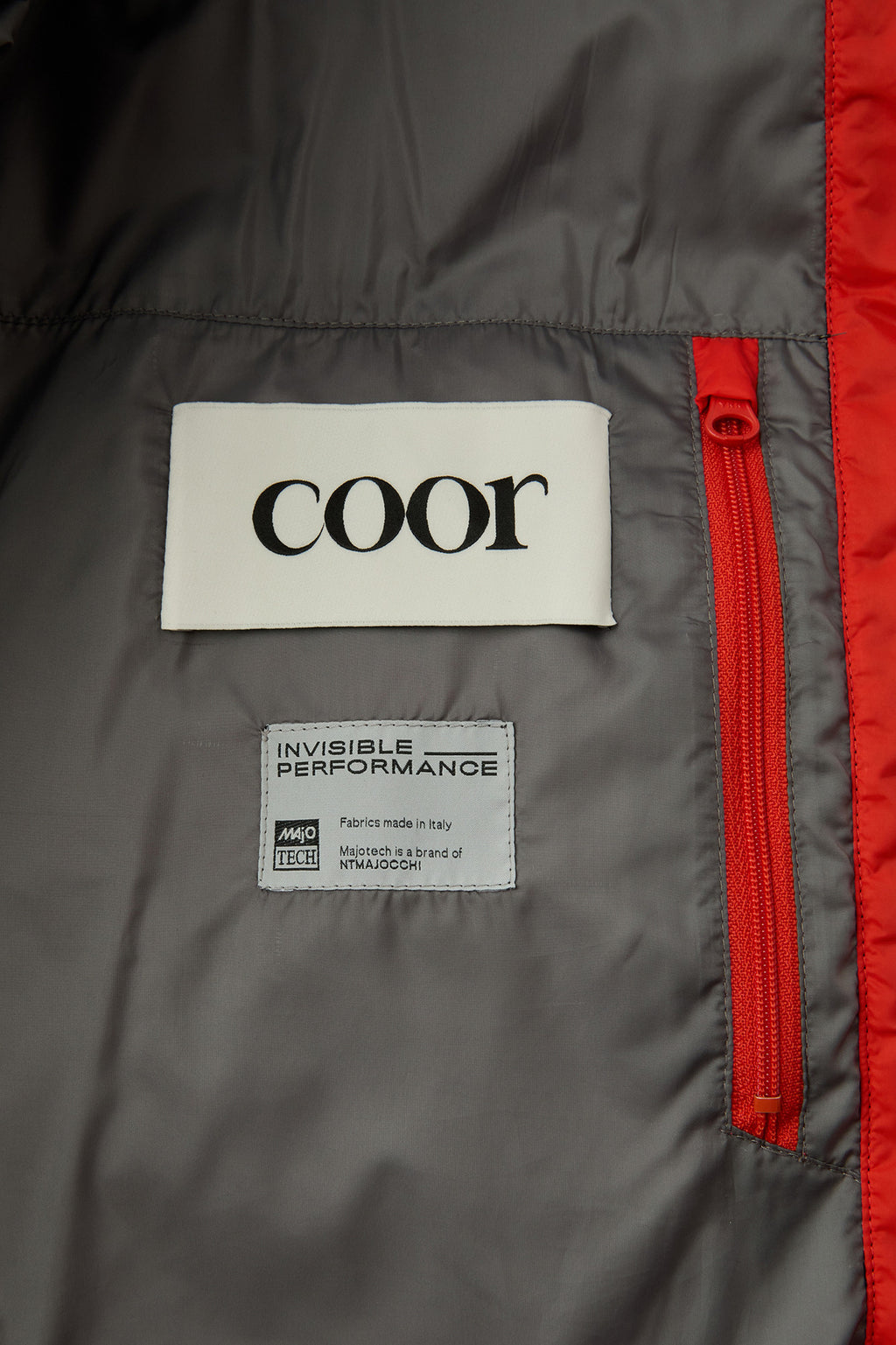 Coor - Majo-Tech Stand Collar Down Jumper (Red) product image 9 | TRAB K-Fashion Australia