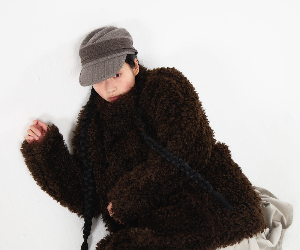 Coyseio - Soft Fur Coat (Dark Brown) product image 3 | TRAB K-Fashion Australia
