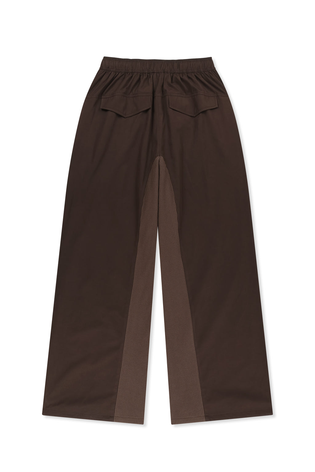 Matin Kim - Waffle Color Block Track Pants (Brown) product image 2 | TRAB K-Fashion Australia