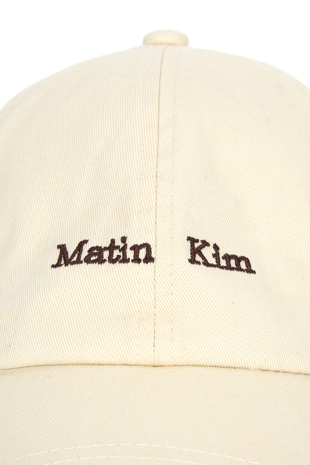 Matin Kim - Matin Mini Classic Logo Ball Cap (Light Beige) product image 4 | TRAB K-Fashion Australia