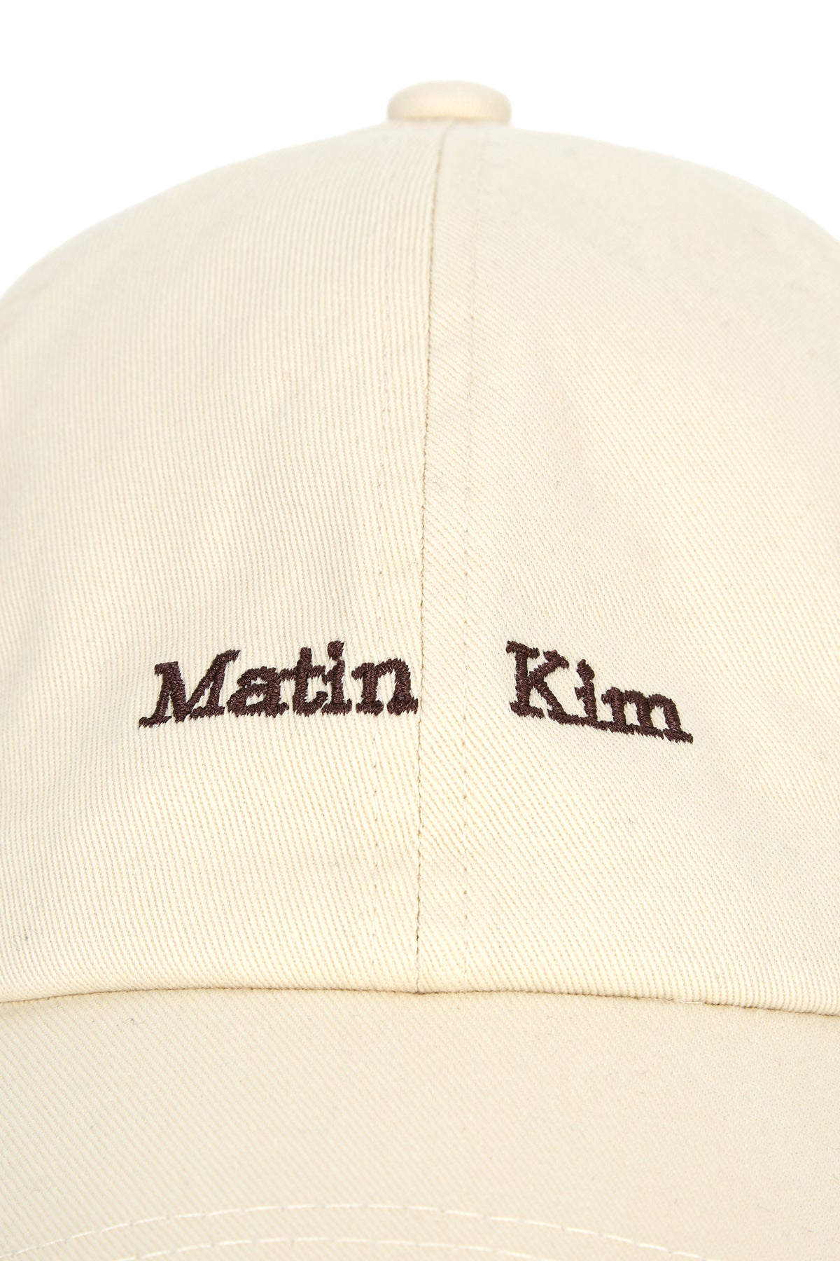 Matin Kim - Matin Mini Classic Logo Ball Cap (Light Beige) product image 4 | TRAB K-Fashion Australia