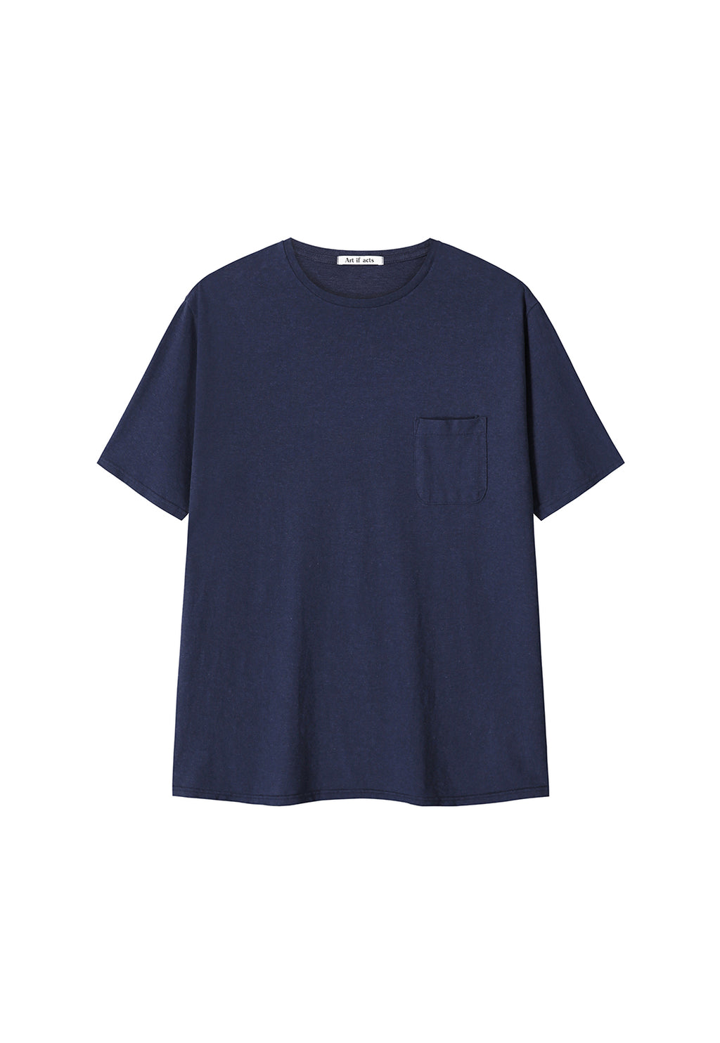 Art if acts - Linen Pocket Tee (Navy) product image 6 | TRAB K-Fashion Australia