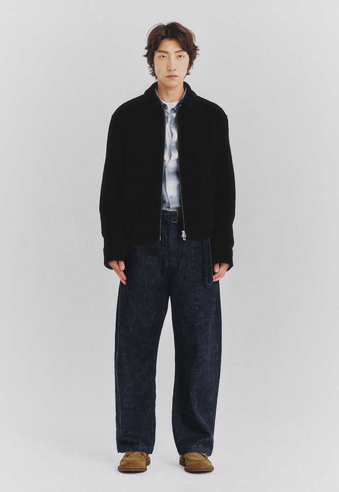 Art if acts - Belted Wide Denim Pants (Indigo) product image 3 | TRAB K-Fashion Australia