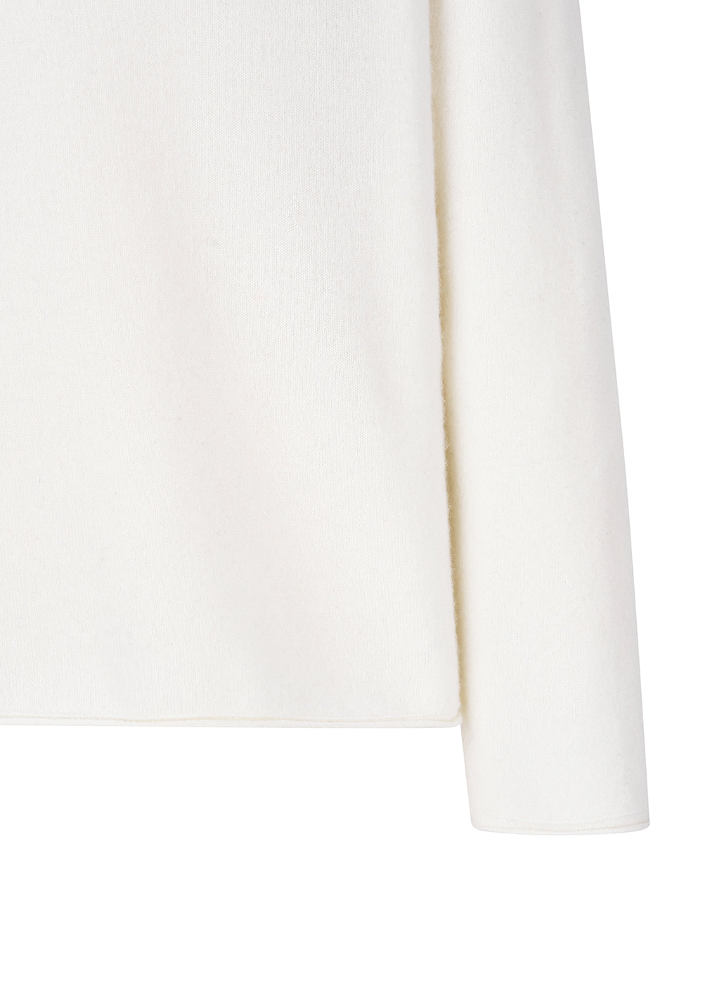 Amomento - Cashmere Easy Crewneck Knit (Ivory) product image 5 | TRAB K-Fashion Australia