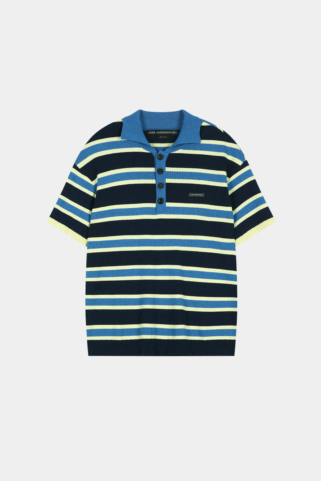 Andersson Bell - Brad Stripe Polo Sweater (Blue/Navy) product image 7 | TRAB K-Fashion Australia