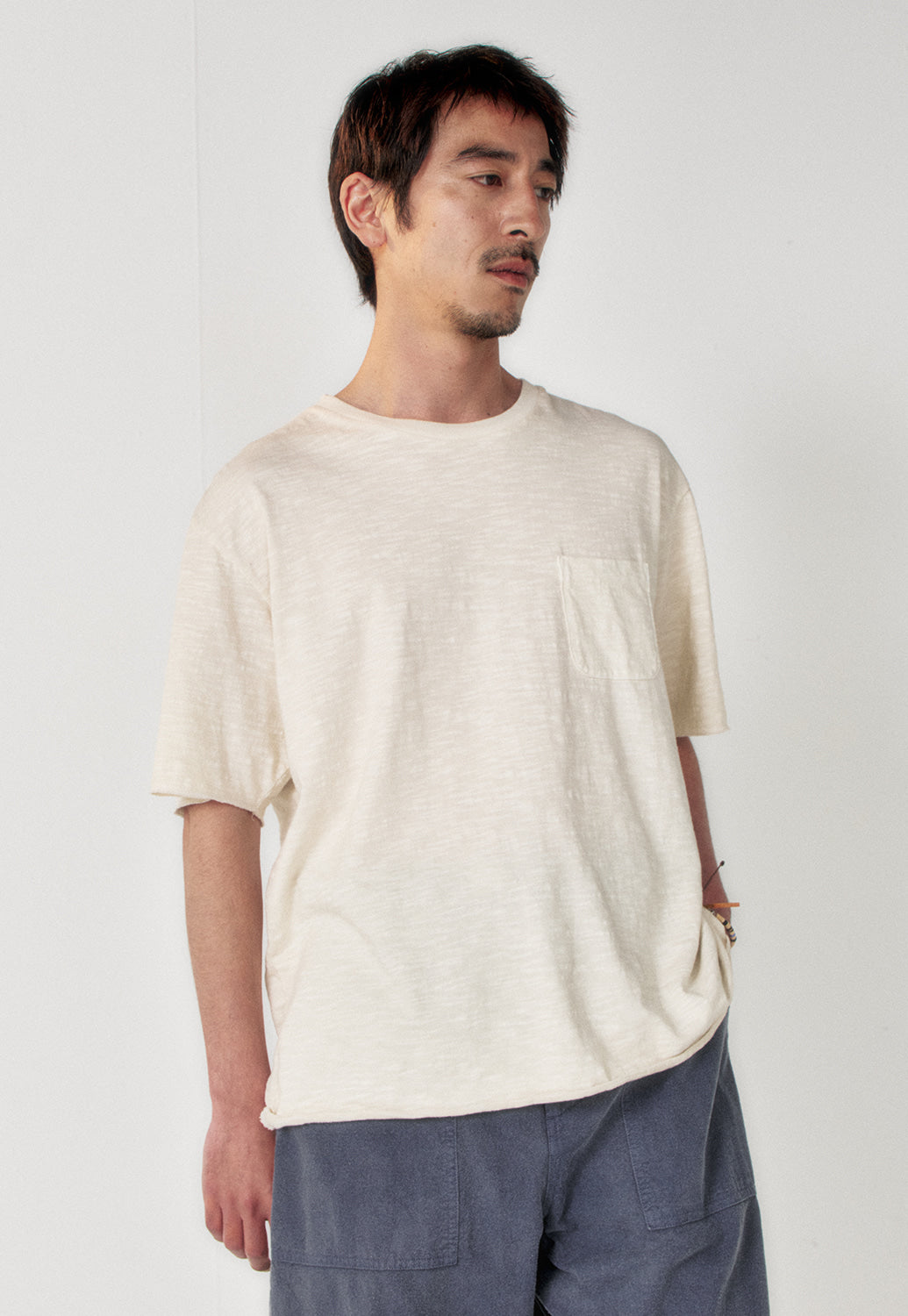 Art if acts - Cut Off T-Shirt (Cream) product image 5 | TRAB K-Fashion Australia