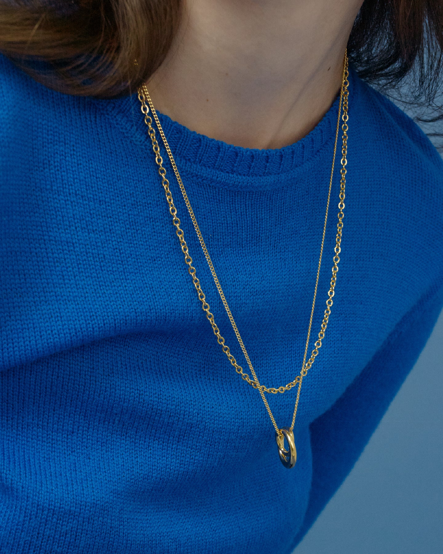 Numbering - Coiled Clasp Chain Necklace #6808 product image 1 | TRAB K-Fashion Australia