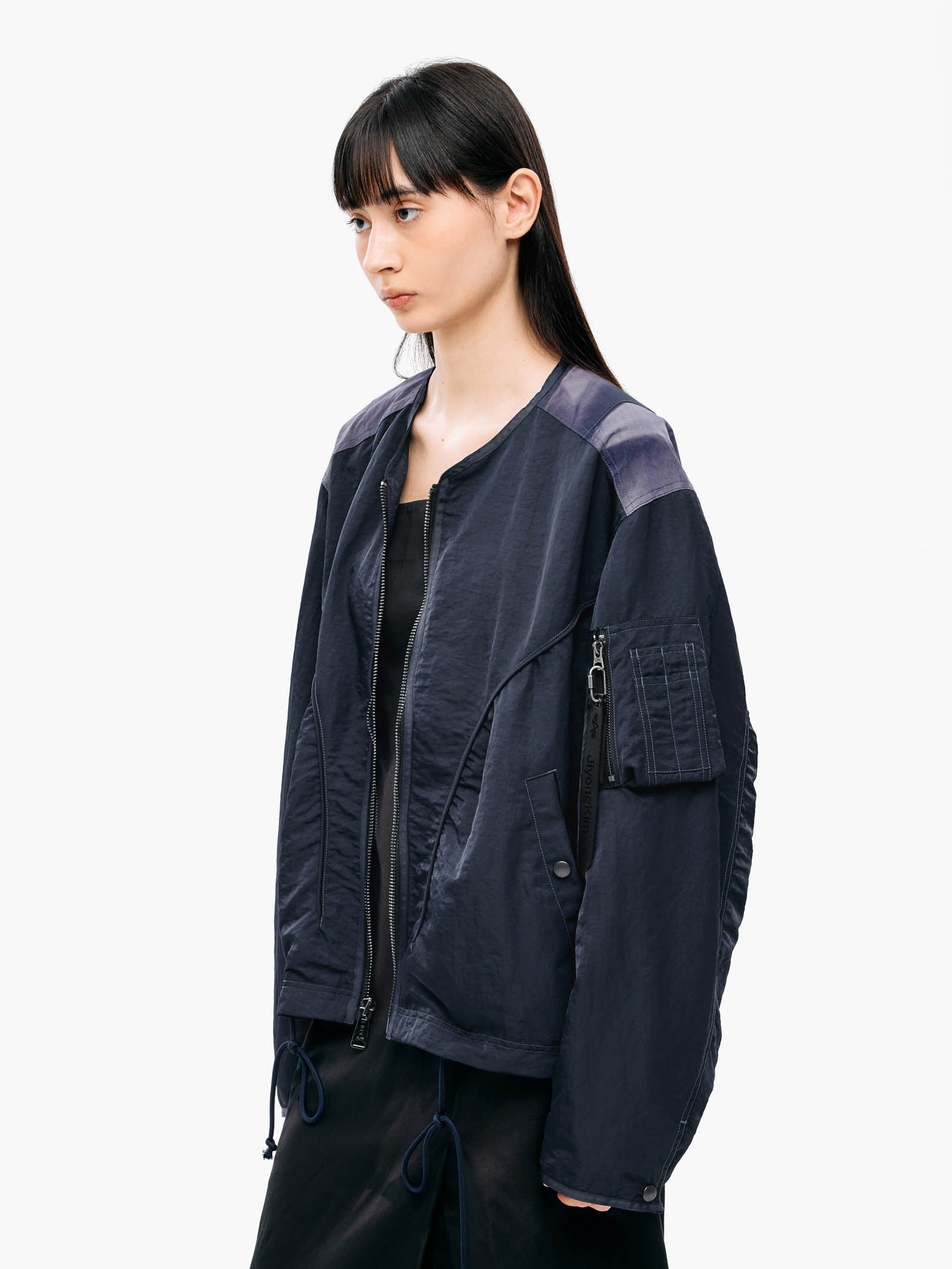 Jiyong Kim - Sun-Bleached Liner Jacket (Navy) product image 6 | TRAB K-Fashion Australia