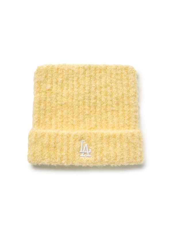 MLB Korea - Plush Meow Beanie Los Angeles Dodgers (Yellow) product image 2 | TRAB K-Fashion Australia